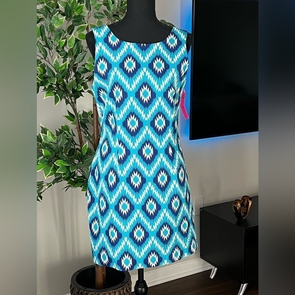 Macbeth Collection by Margaret Josephs Blue Dress - Picture 2 of 7